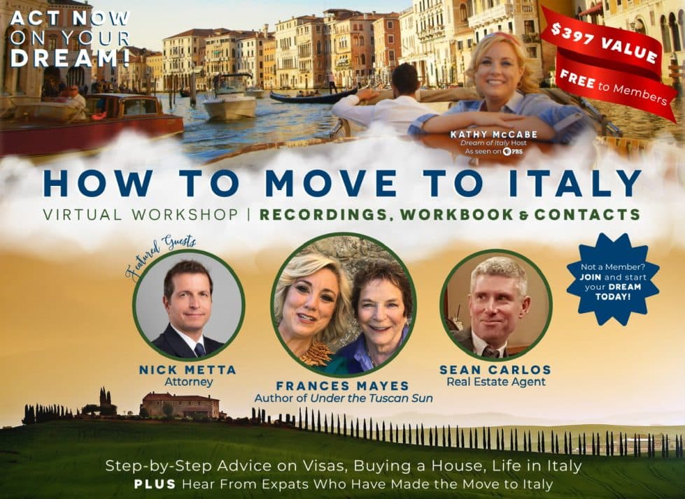 How To Move To Italy For Members